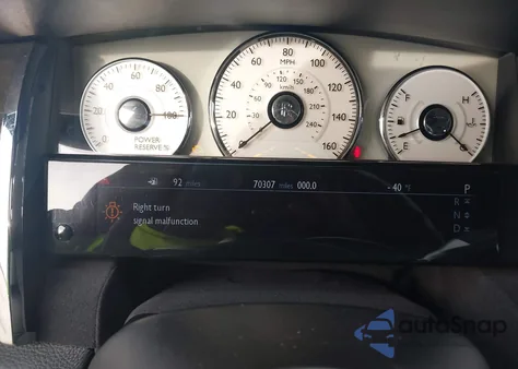 2011 Rolls-Royce Ghost z USA, uszkodzony, nr VIN SCA664S5XBUX50064